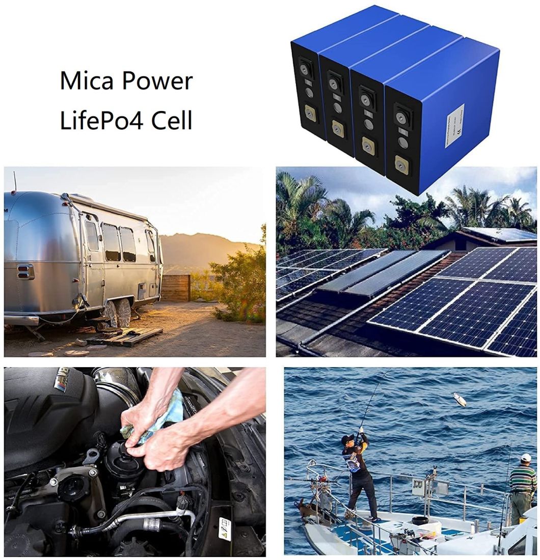 Phosphate A Grade Lithium Iron Cell 100ah 105ah 200ah 3.2V 300ah LiFePO4 Battery Cell Batteria Deep Cycle Lithium Battery with Bus Bar for Solar Systems