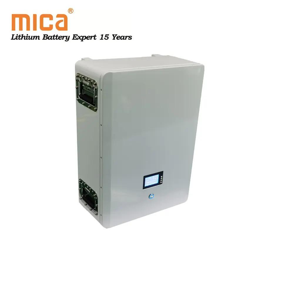 48V/51.2V 100ah 200ah 5kwh 10kwh Wall Mount Type Lifep04 Lithium Bttery Module with Smart BMS for Solar Energy Storage System 5.12kwh 10.24kwh Lithium Battery