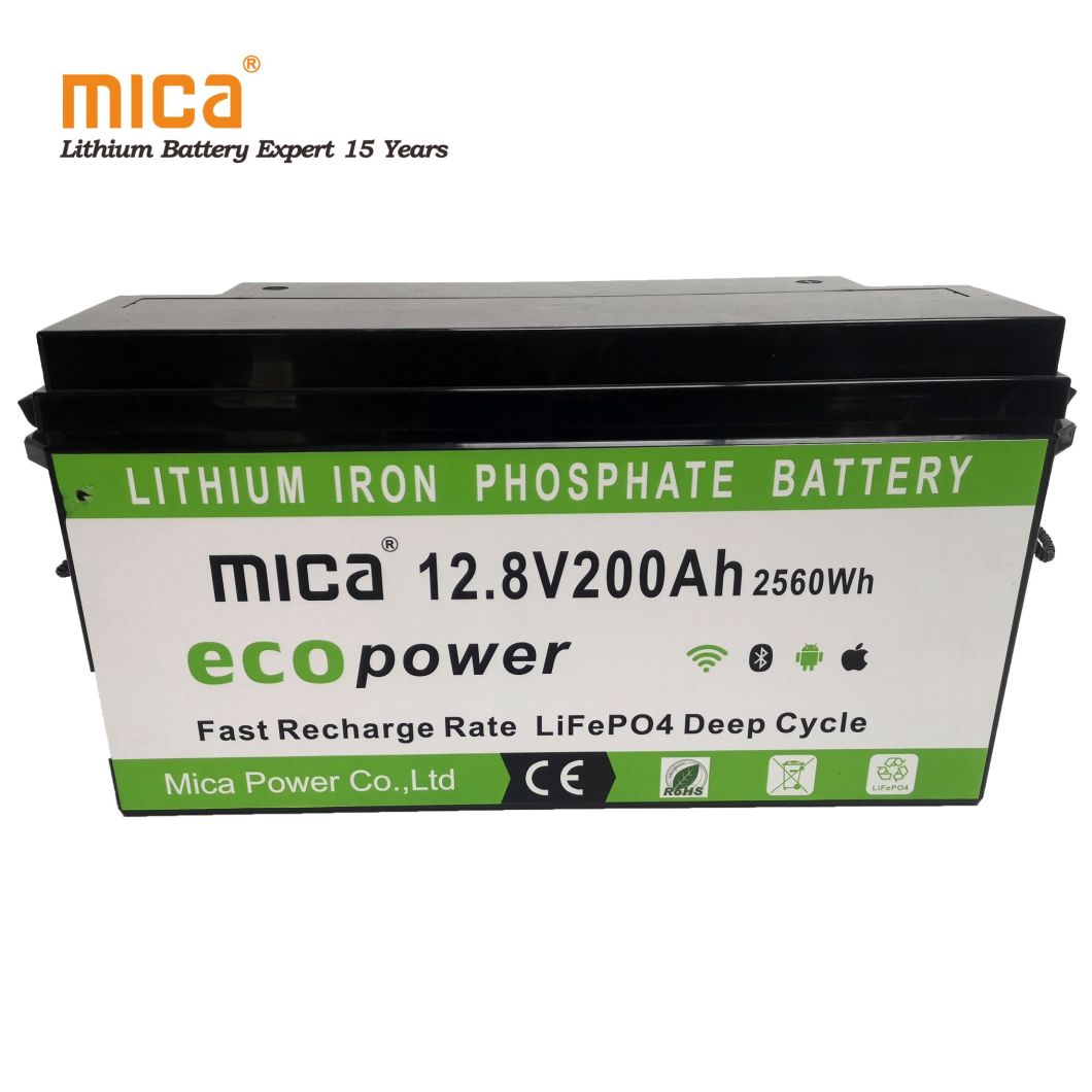 Deep Cycle Solar Battery Batteries 12V 200ah Solar Panel System Battery Bank Solar Street Light