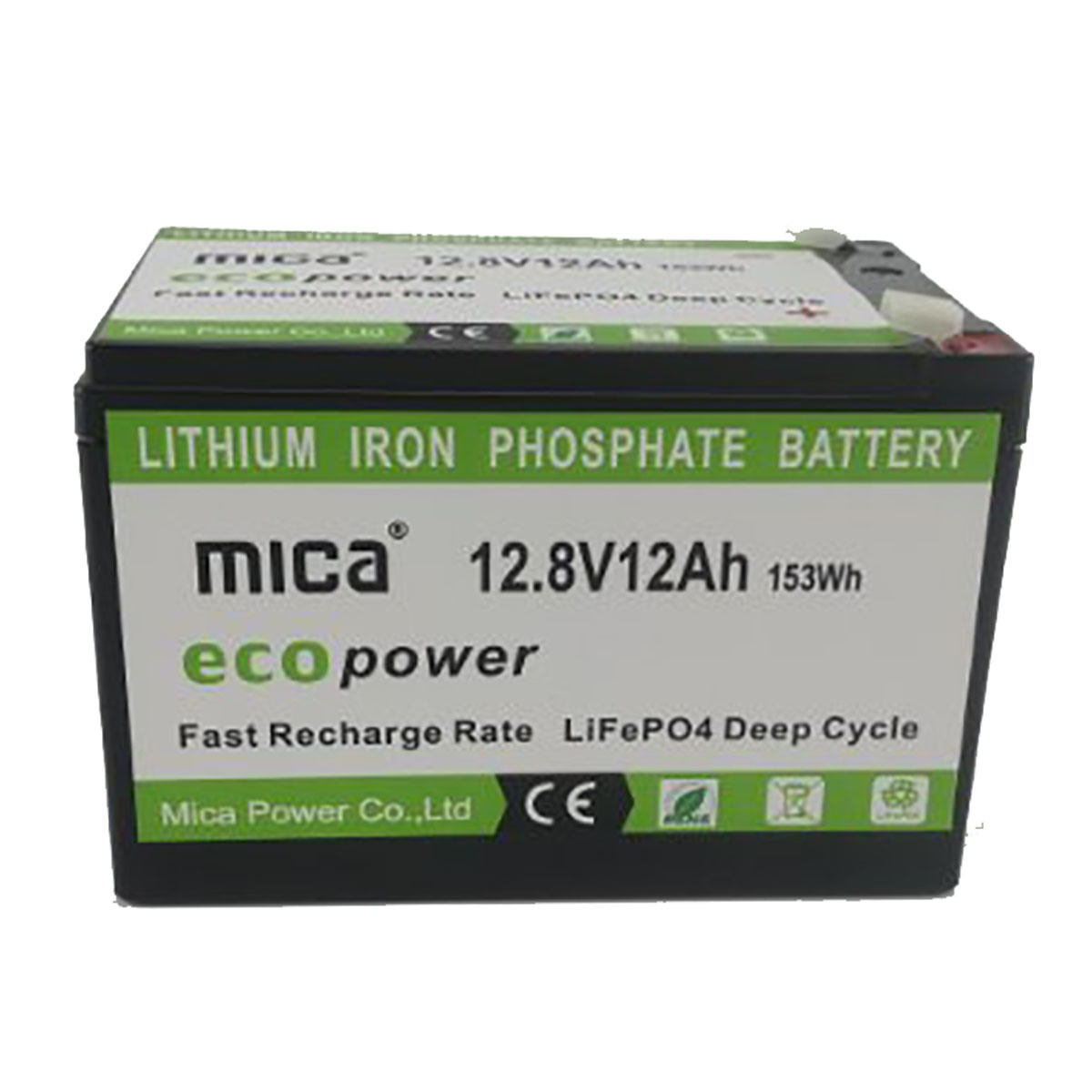 High Quality 12.8V/12V 12ah LiFePO4 Battery Pack Rechargeable with BMS High Quality Long Cycle for Solar Energy System Household Appliance
