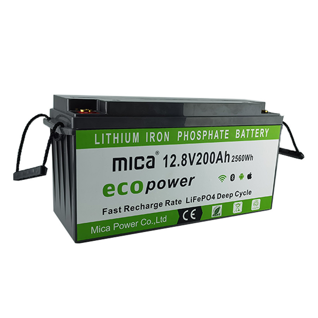 Manufacturer Supply Solar Battery 12V 200ah LiFePO4 Battery Lithium for Solar Energy Storage System Backup Marine Boat Bluetooth Optional