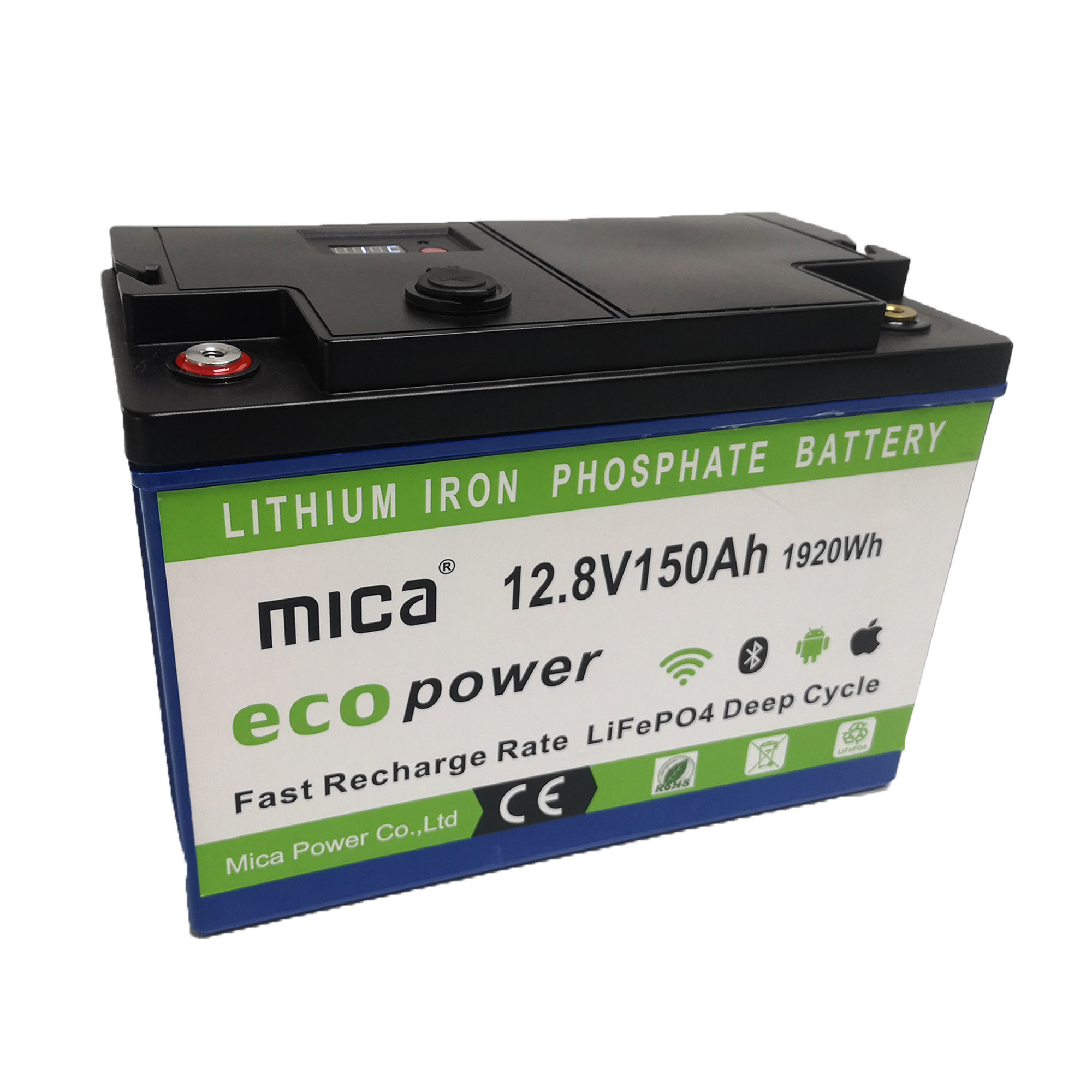 Factory Directly Supply 12V 150ah LiFePO4 Battery Rechargeable Lithium Battery Deep Cycle for Solar Energy System Solar Street Light RV PV System