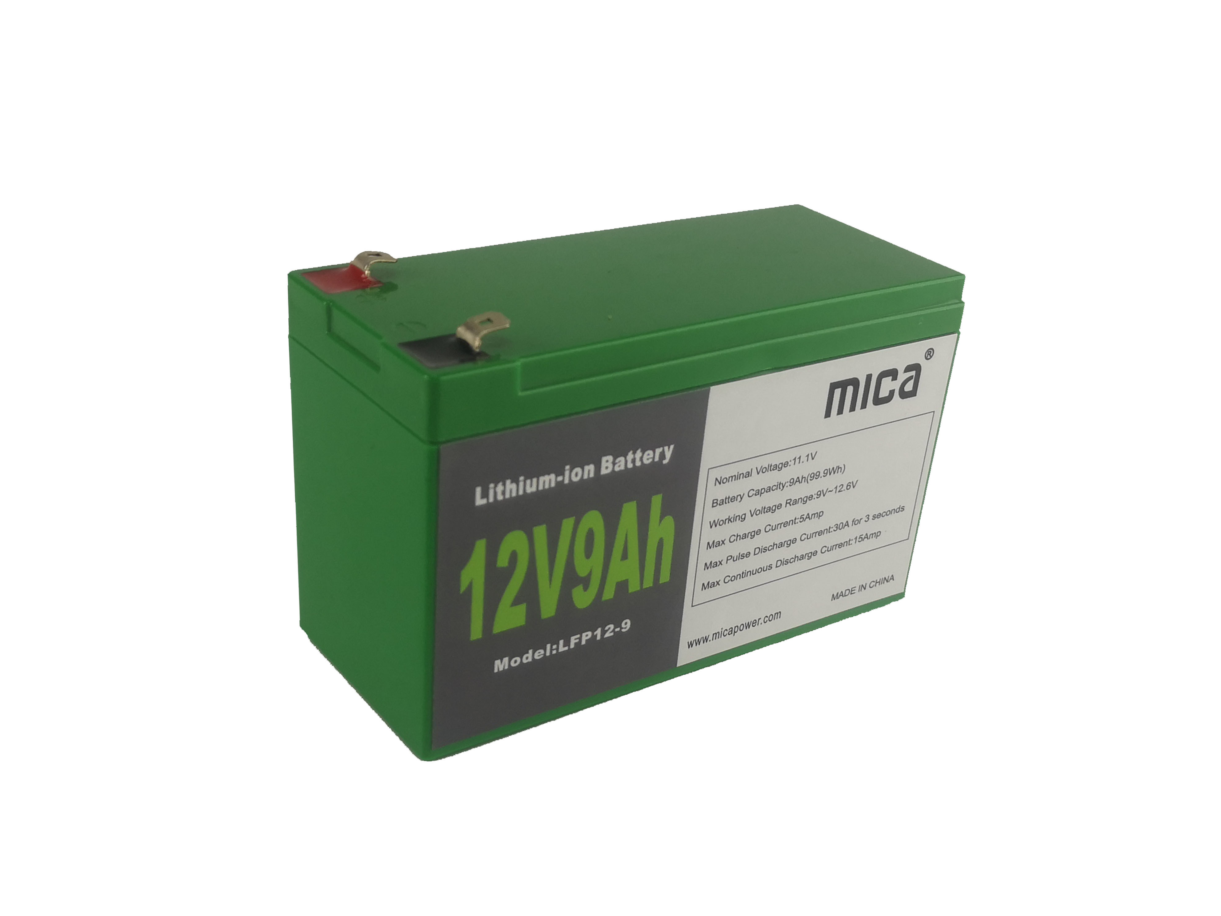 12V9ah Top Quality OEM/ODM Production LiFePO4 Lithium Ion Battery Pack for Car and Solar Power
