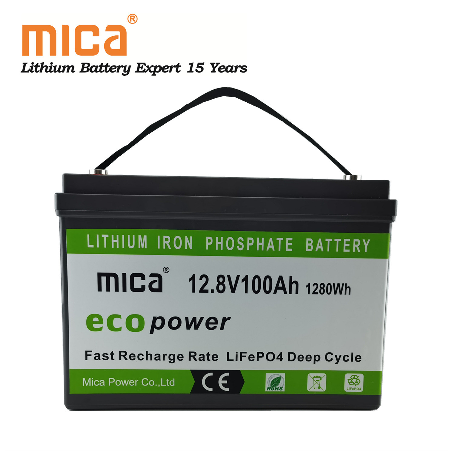 BMS Built-in Long Life RV LiFePO4 12V 100ah Deep Cycle Lithium Ion Batteries LiFePO4 Battery Pack