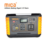 12V DC 500W Solar Input LCD Display Outdoor UPS Portable Power Station 220V AC Output