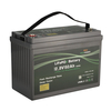 China Manufacturer 12V 100ah Battery LiFePO4 Battery Lithium Ion Battery for Solar Energy System PV RV Golf Cart with Dual USB LCD Bluetooth APP
