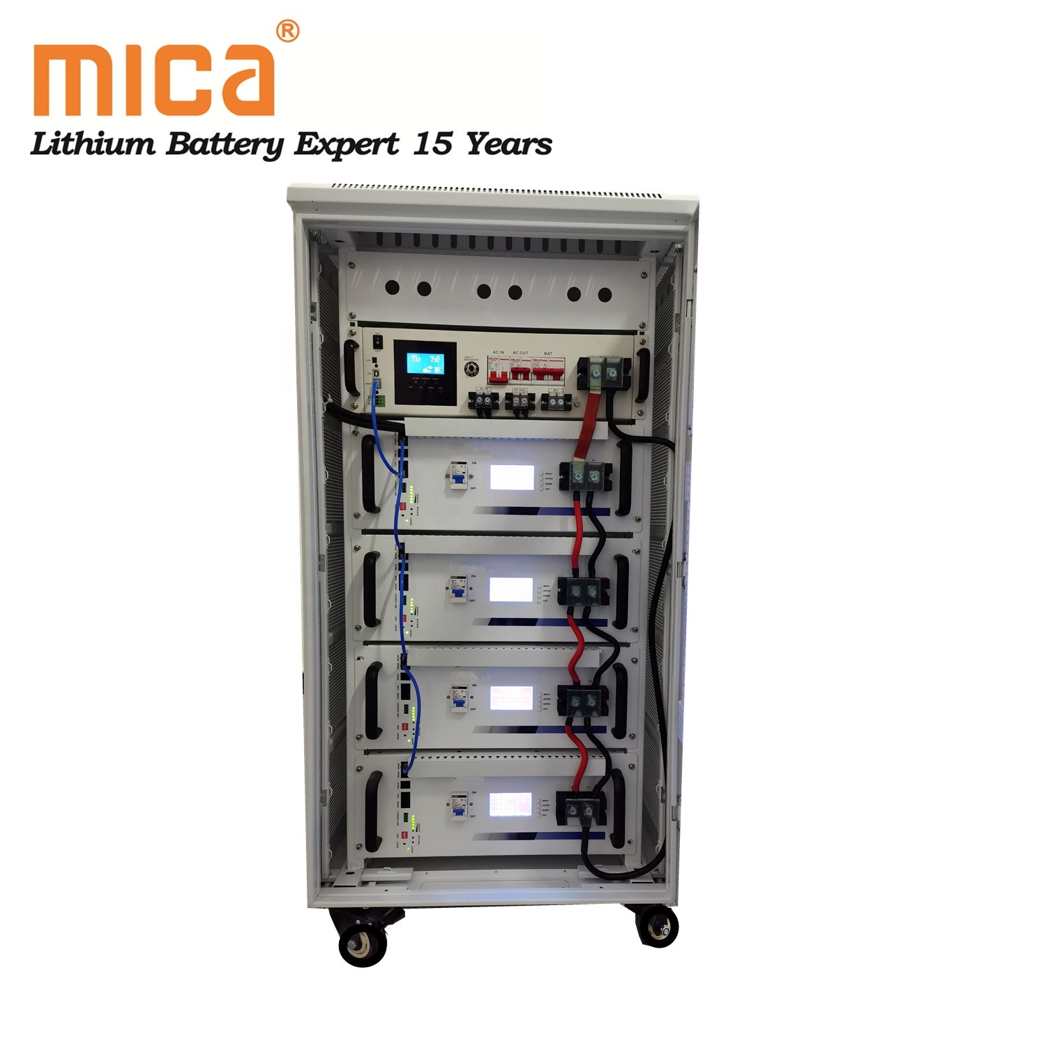 20kwh Rechargeable Deep Cycle LiFePO4 Battery 48V/51.2V 400ah Lithium Ion Battery Pack with BMS/Energy Storage for Solar Panel