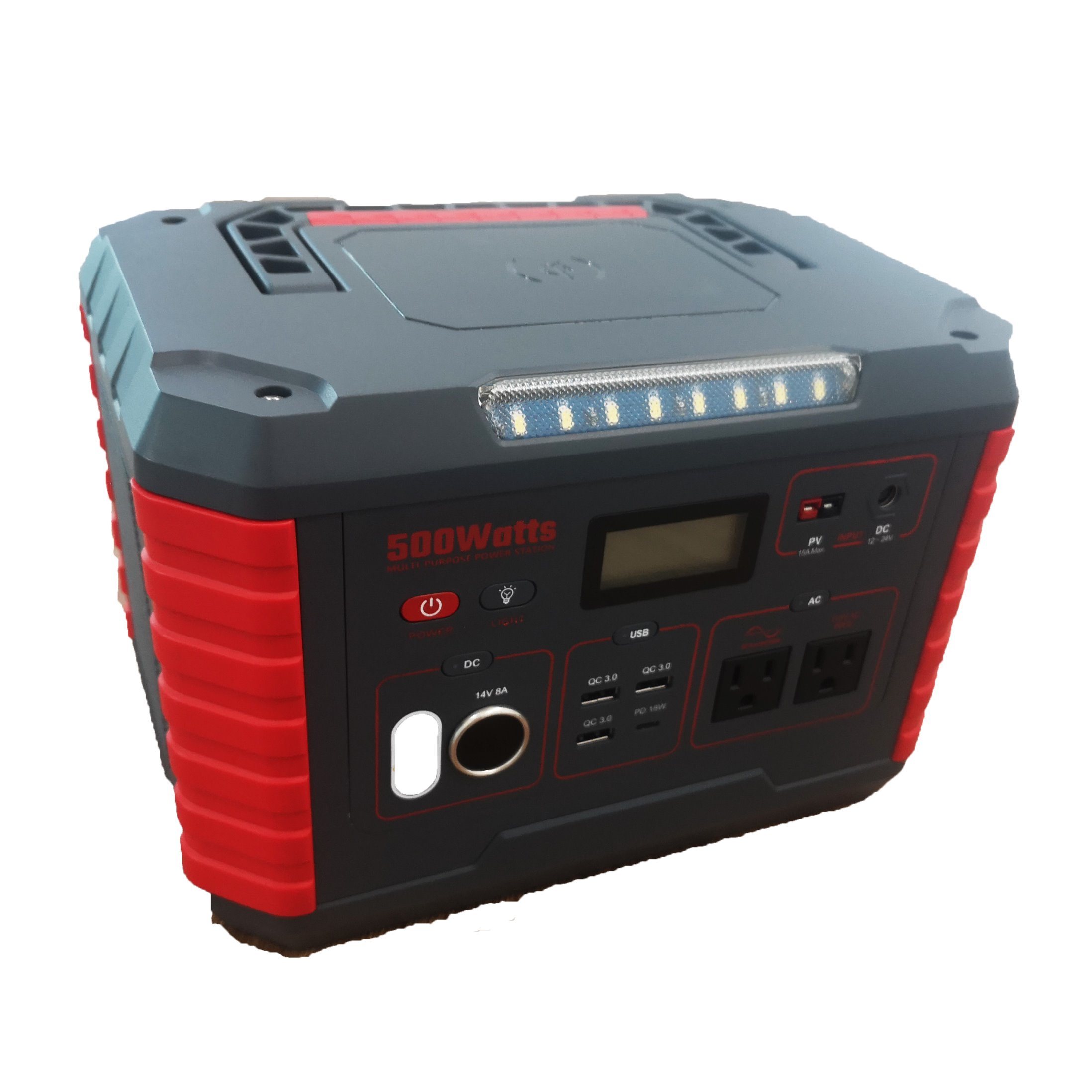 LED LCD Display Low Frequency 3 Phase Input and Output Online UPS with Qi Wireless Charging/QC3.0 USB Port/Type-C Port
