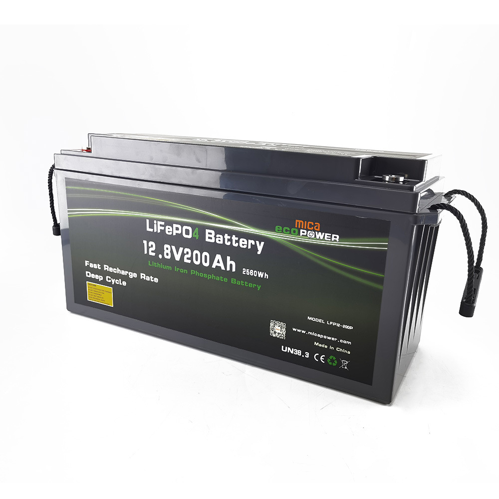Factory ISO9001 Approved 12V 200ah LiFePO4 Battery Lithium Iron Phosphate Battery for Solar Energy Storage System Battery Bank Backup with CE Un38.3 MSDS