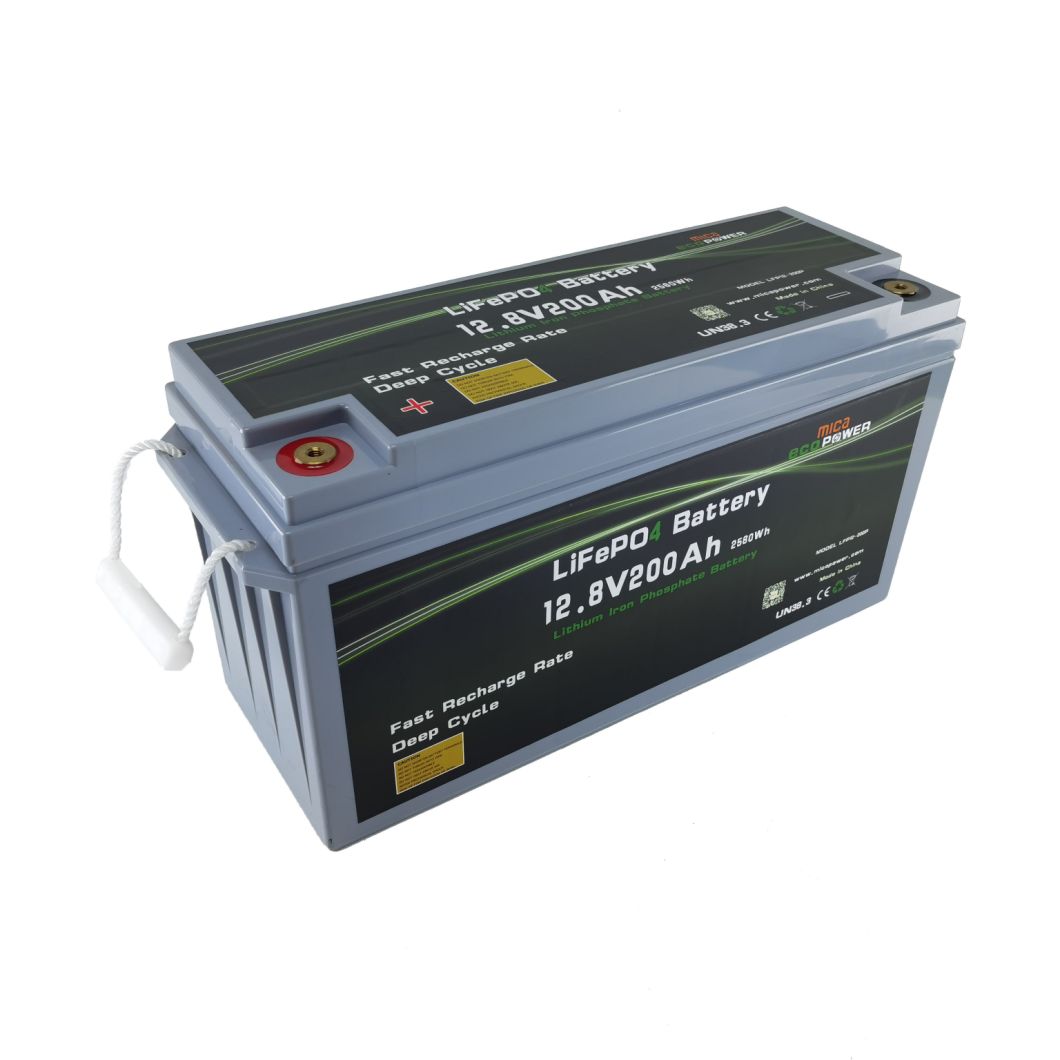 12V 200ah 2560wh LiFePO4 LFP Battery for Boat, Yacht, EV, Golf Cart,