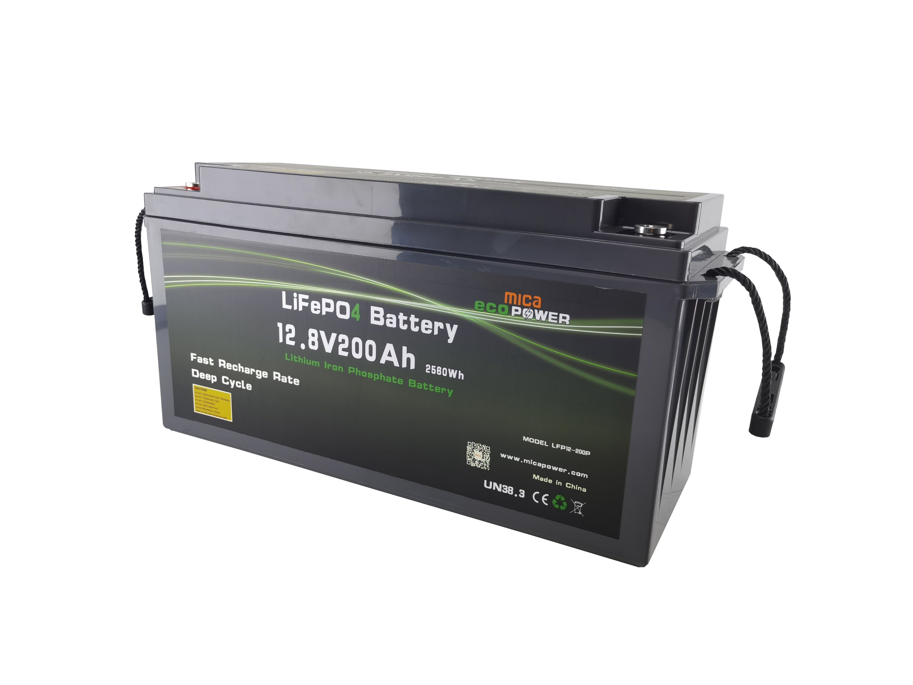 5 Years Long Warranty 12V 200ah LiFePO4 Battery Pack with Dual USB/LCD Display for Solar Energy System/Golf Cart/EV/Marine