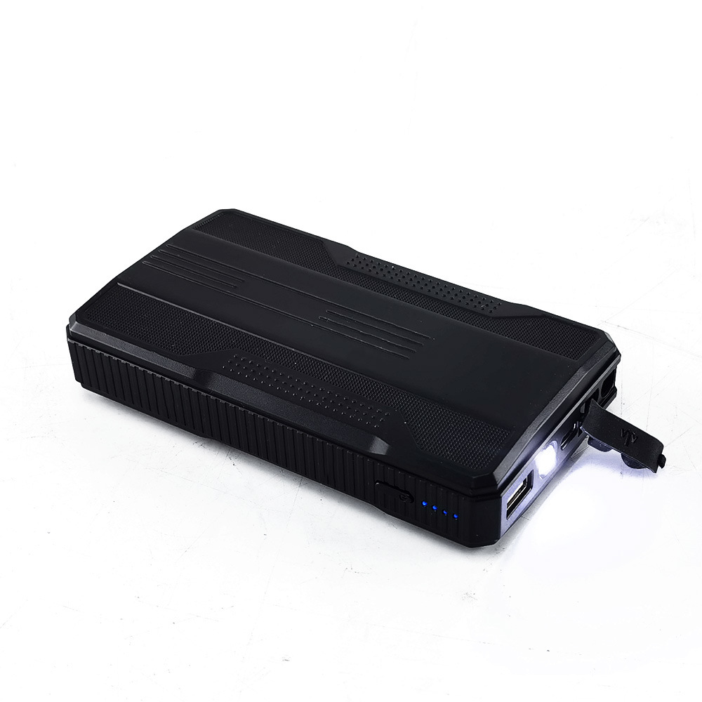 Emergency Jump Starter 12V Vehicle Car Start Tools for Camper Camping Portable Power Bank 8000mAh Multi-Function Charger Booster with LED Light