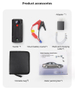 High Capacity Automobile Power Supply 12V Portable Car Jump Starter with LED Light Compass Portable Power Bank Booster Emergency Tool for Camping Travel