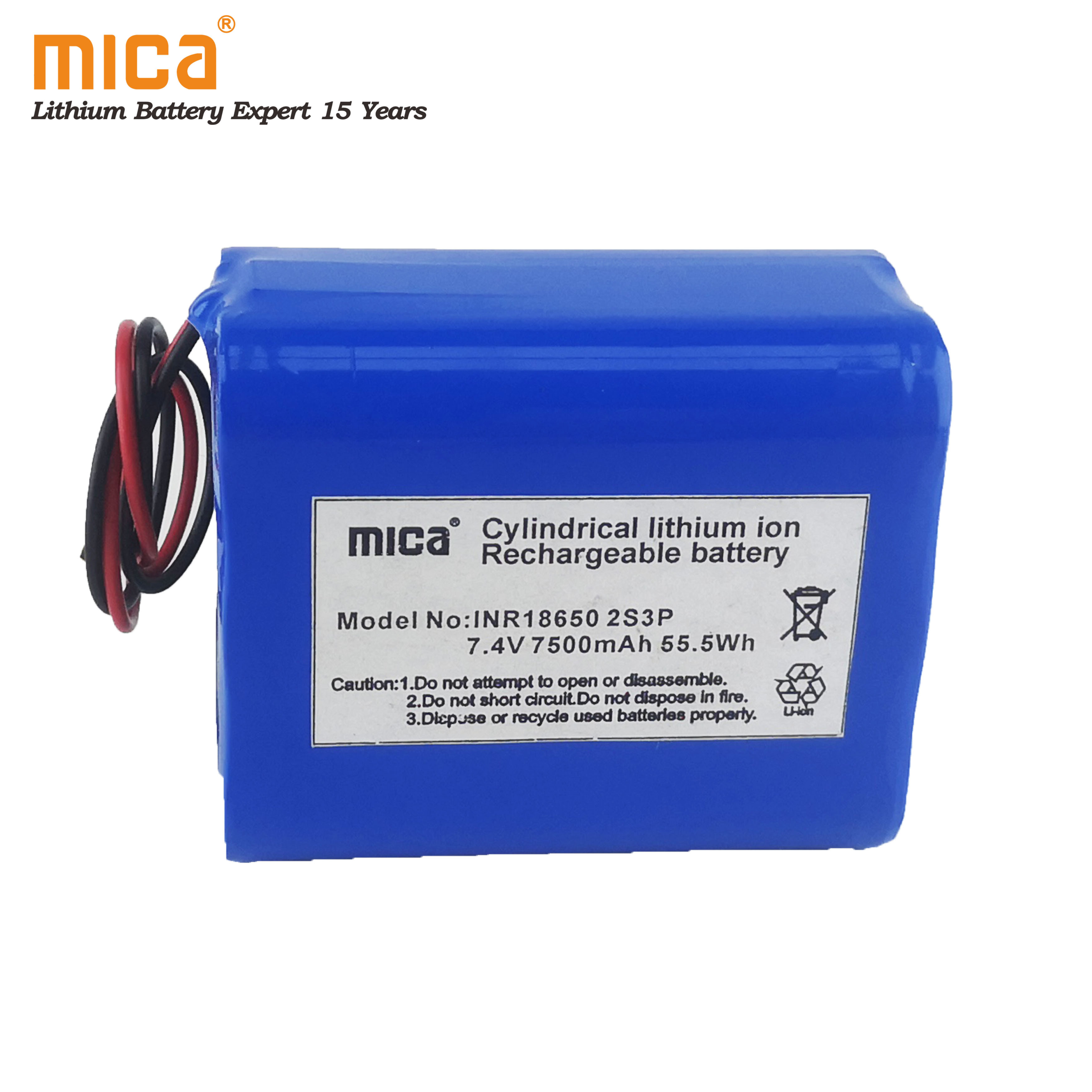 Factory OEM ODM 2s3p 18650 Battery Lithium Battery/ Li-ion / Lithium Ion Battery 7.4V
