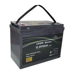 Mica 12V 150ah Rechargeable Lithium Ion Battery Pack LiFePO4 Storage Li-ion Battiers
