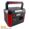 Outdoor 330W LED Portable Energy Storage Solar Battery UPS Power Lithium Iron Phosphate High-Power Emergency Charge Wireless Portable Power Station