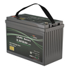 12.8V 1280wh Lithium Battery 100ah LiFePO4 with 100A BMS Over 4000+ Rechargeable Deep Cycles Support in Series/Parallel