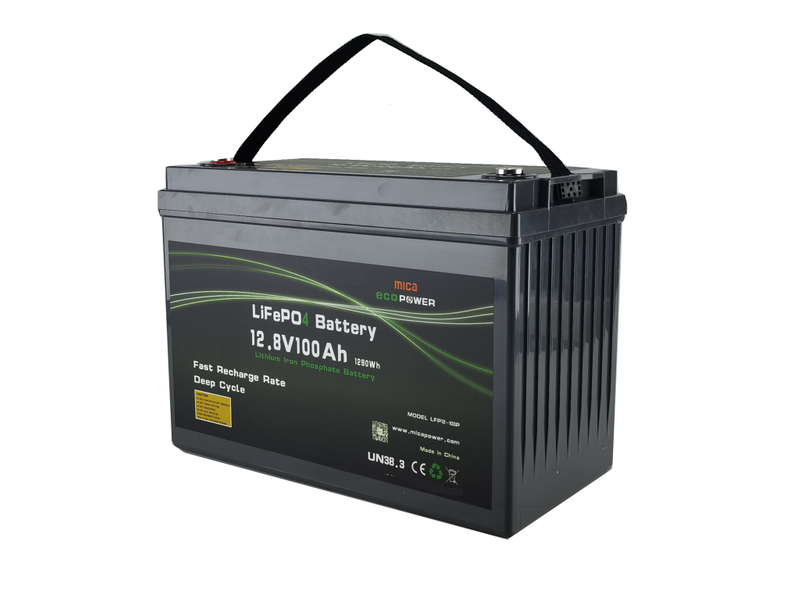 LiFePO4 Battery 12V 100ah Lithium Iron Phosphate Battery for RV/Golf Cart/Yacht/Marine Solar Storage Battery Pack
