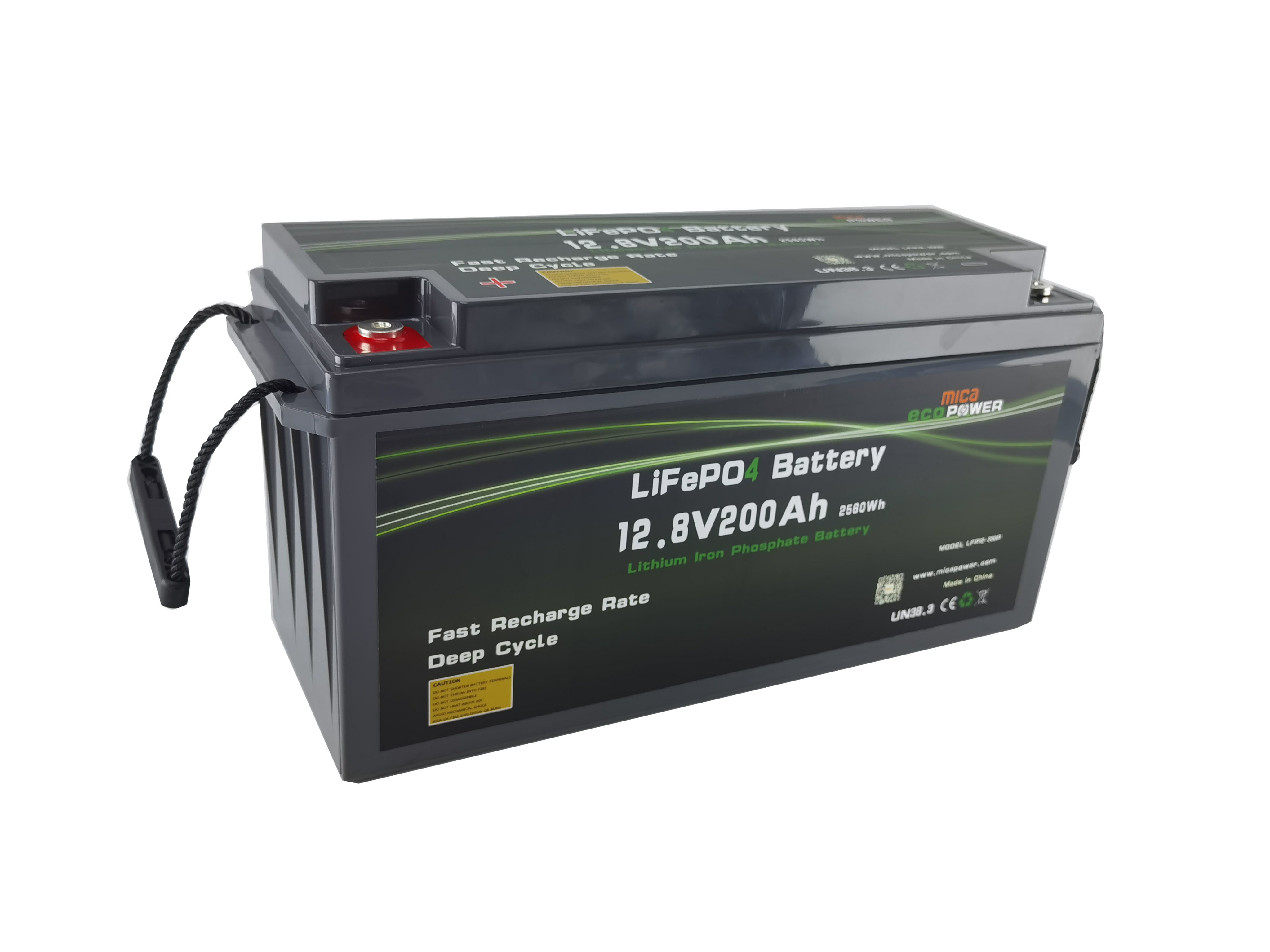 Mica 5000+ Cycles 200ah 12V LiFePO4 Lithium Battery with 5 Years Warranty