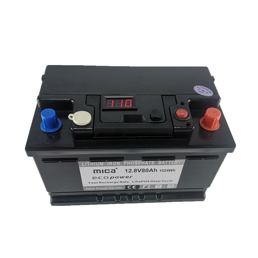 High Performance Factory Price Lithium Motorcycl Battery 12V 80ah 1kwh Rechargeable Lithium-Ion Battery