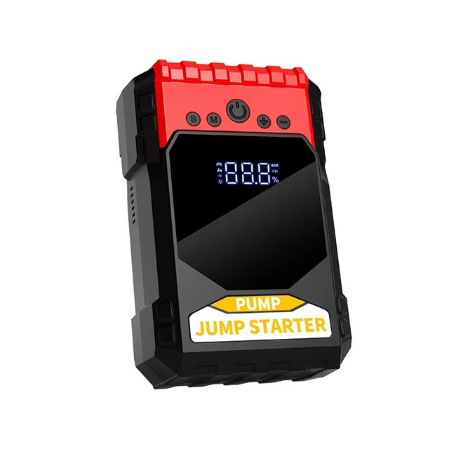 2024 Mica Hot Selling Emergency Car Jump Booster 1200A Inflating Pump 10000mAh Portable Car Jump Starter