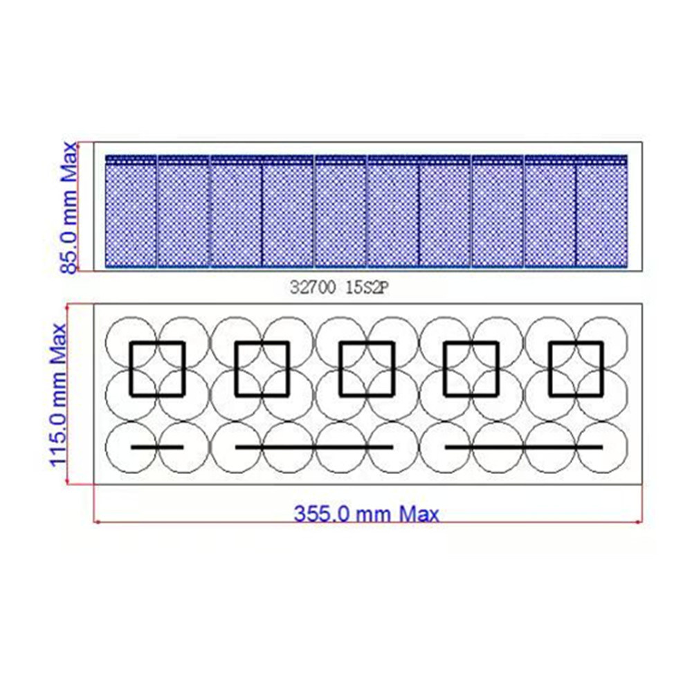 Mica Customized LiFePO4 Battery 48V 24V 10ah 12ah 18ah 20ah 32700 Lithium Iron Phosphate Battery Pack for E-Bike