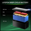 Deep Cycle BMS LiFePO4 Solar Battery 12V 12.8V 150ah LiFePO4 Lithium Battery for Boat/Marine/ Solar Systems 12V