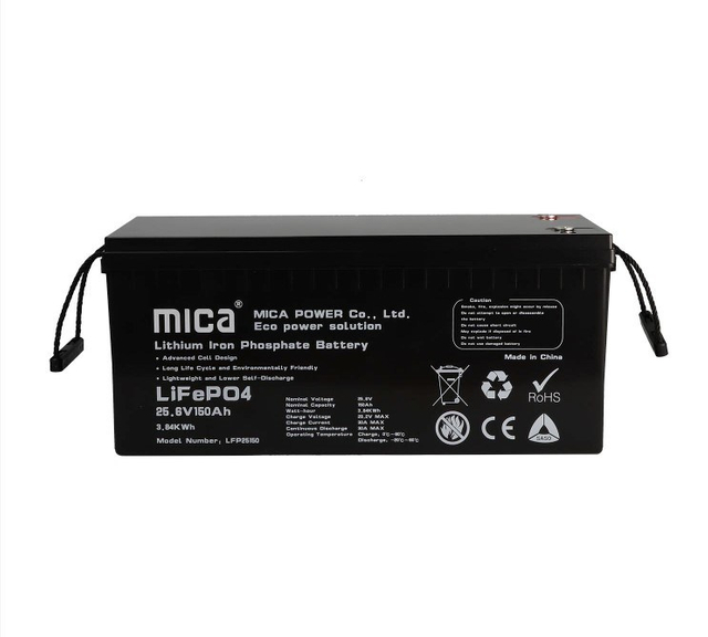 Factory Sell LiFePO4 25.6V 150ah Lithium Ion Battery Pack for Solar Sotrage System