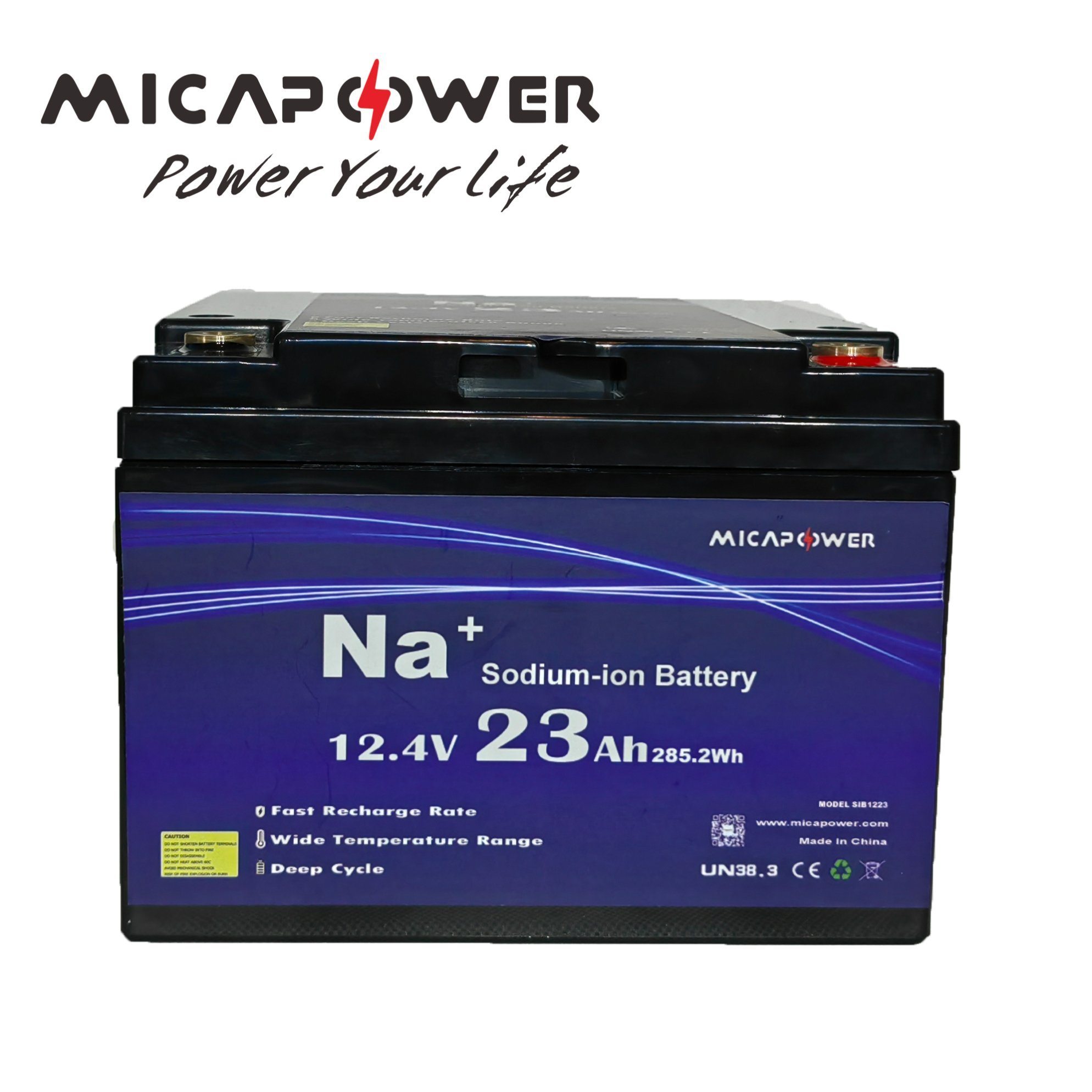 Mica Customize 12V 12.4V 23ah 200ah New Product Double Use of Catl 12V 100ah Sodium Ion Battery for Golf Cart/Solar System/Forklift/Telecom