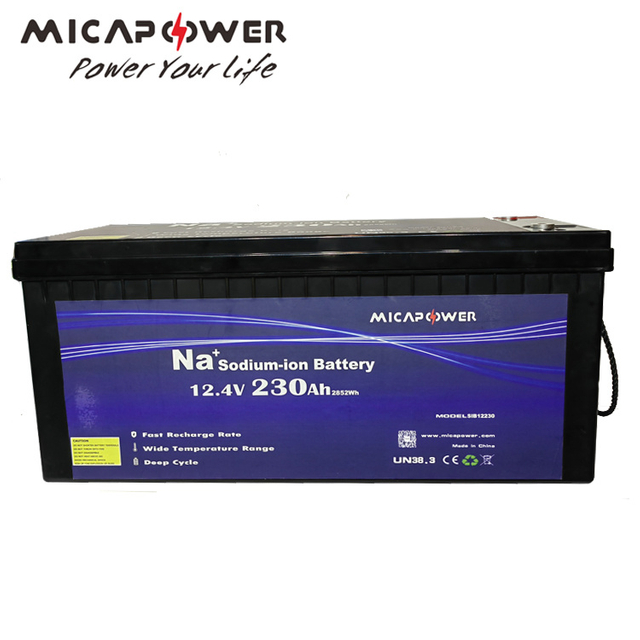 Real Capacity 12V 100ah 24V 200ah 230ah Sodium-Ion Batteries Pack Solar Low Temperature Resistant Battery Boat