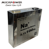 Mica Grade a Solar Na Ion Battery 3.1V 100ah Prismatic Sodium Ion Battery for Energy Storage