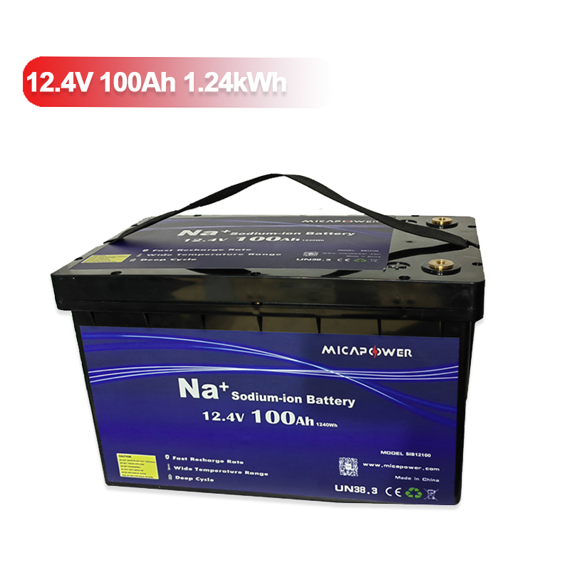 12V 100ah Sodium Ion Cranking Starting Battery Deep Cycle 100ah 12.4V Sodium-Ion Batteries for Solar System Electric Vehicle Auto Starting with Grade a Sib Cell