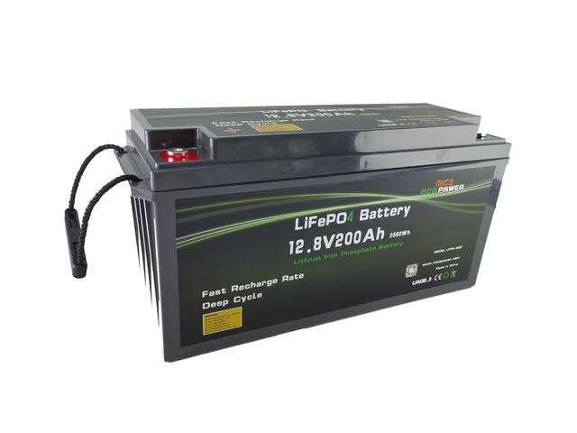 High Quality 12V/12.8V 200ah Mica Fast Charging Reliable Lithium Battery Pack LiFePO4 Battery with Ultra Long Cycle Life