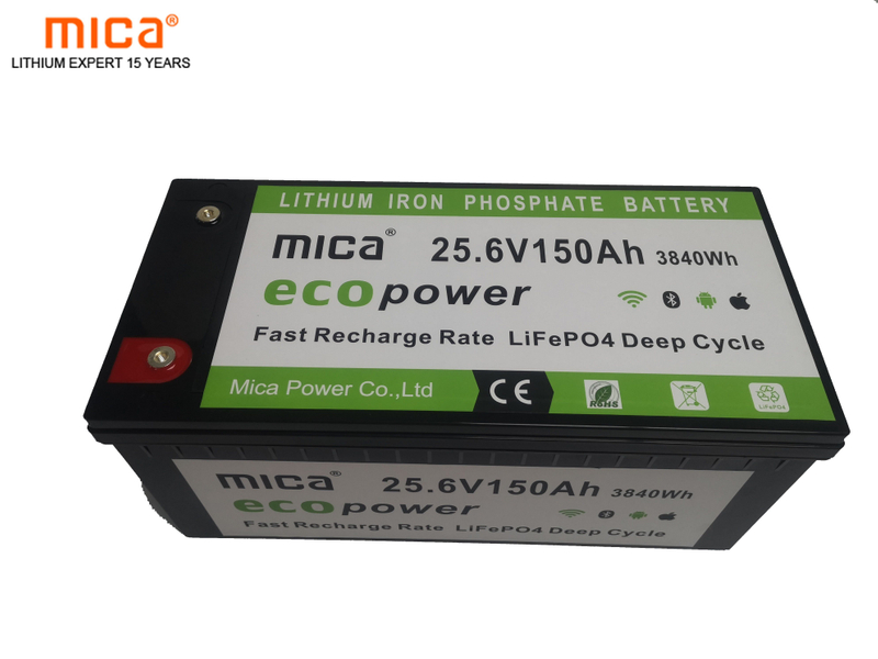 Deep Cycle RV/Motorhome LiFePO4 Battery Pack Solar System 12V 24V 150ah Lithium Ion Battery Pack