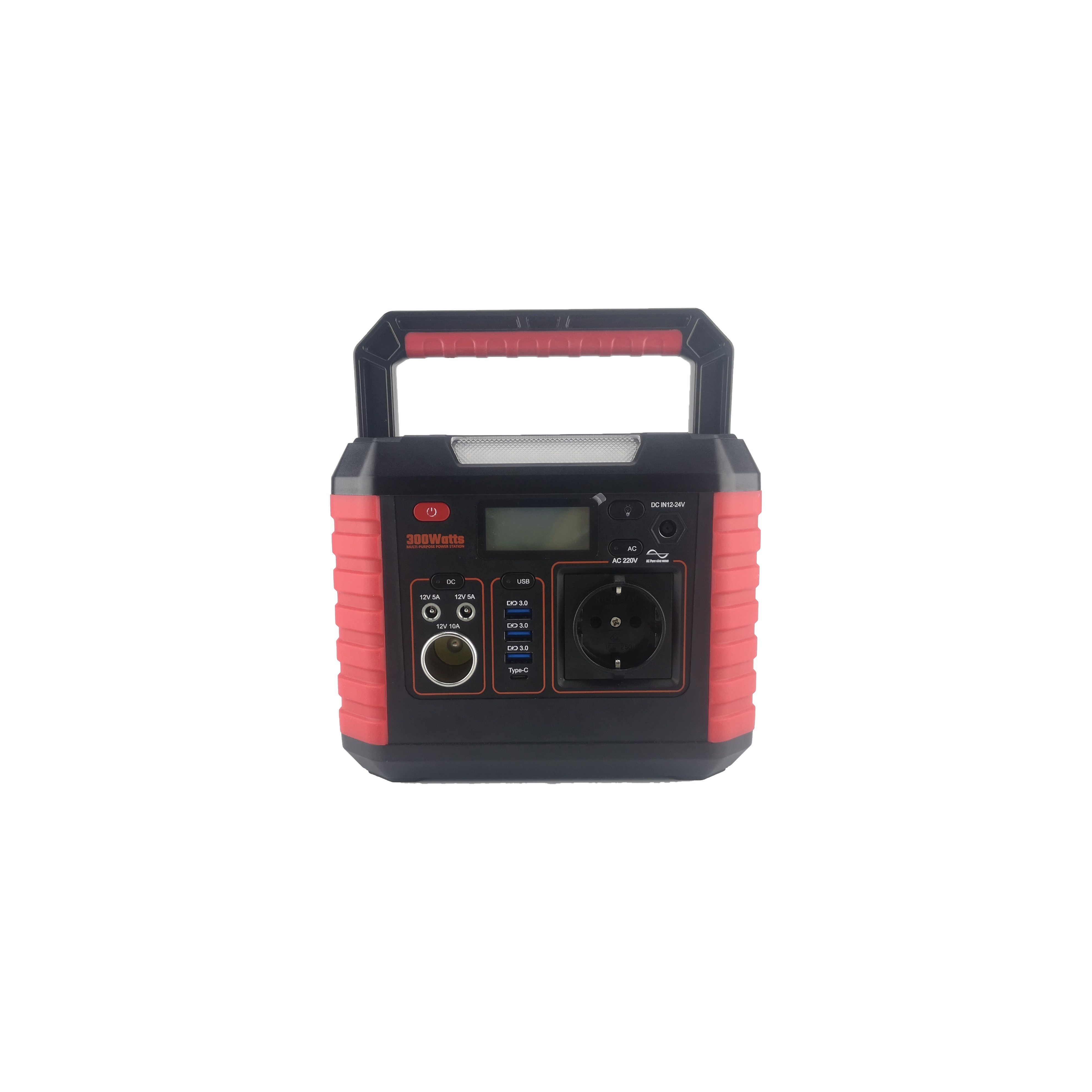 300W Portable Camping Generator Backup Battery UPS Power Supply Solar Power Station Solar Bank