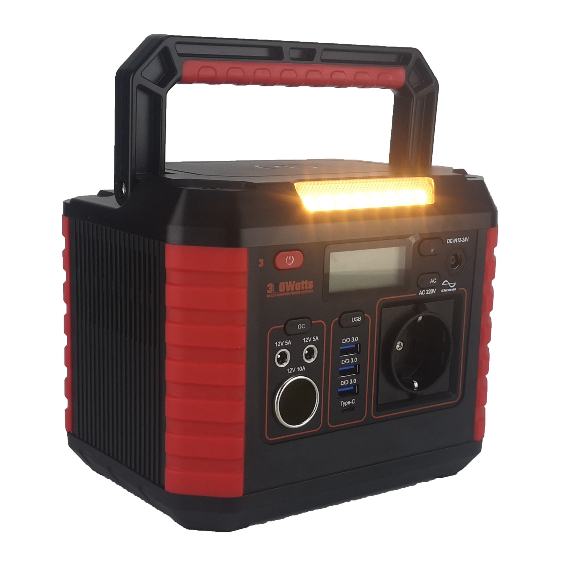 Factory Directly Supply 330W 78000mAh Portable Power Station with LCD Display AC DC USB for Camping Outdoor Emergency Travel
