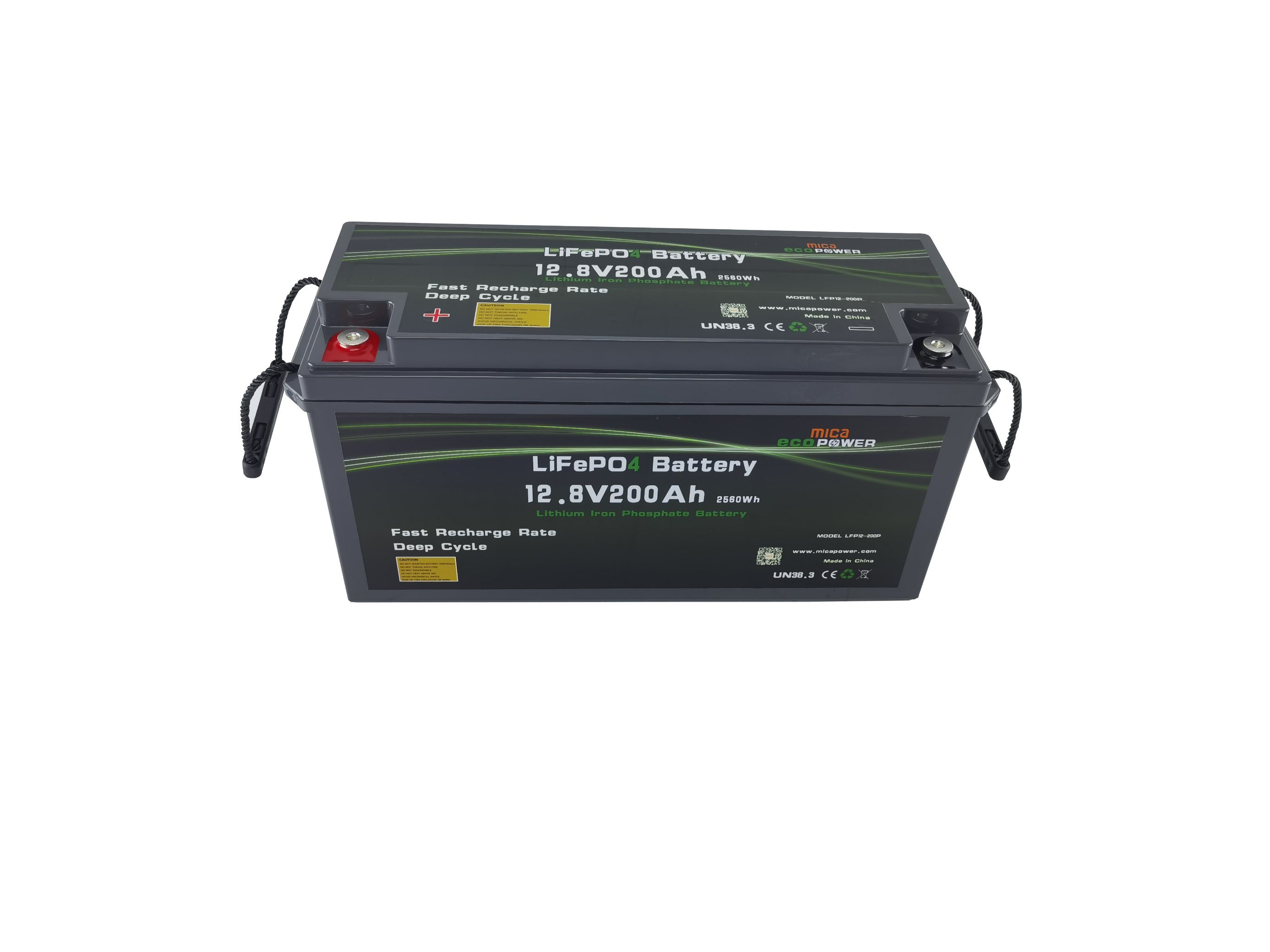 Mica 12V 100ah/200ah Lithium Ion LiFePO4 Solar Battery for Storage/Telecom/Lighting