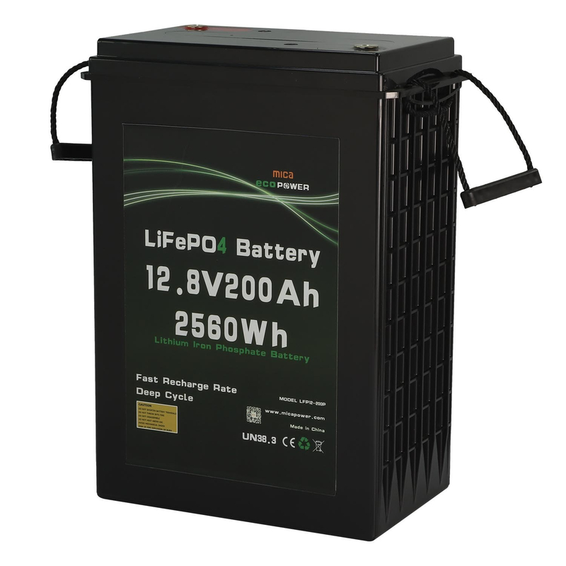 Manufacturer Supply Deep Cycle 12V 200ah LiFePO4 Battery Lithium Ferrous Lithium Phosphate Battery for Camper Van RV Battery Solar Energy System RV