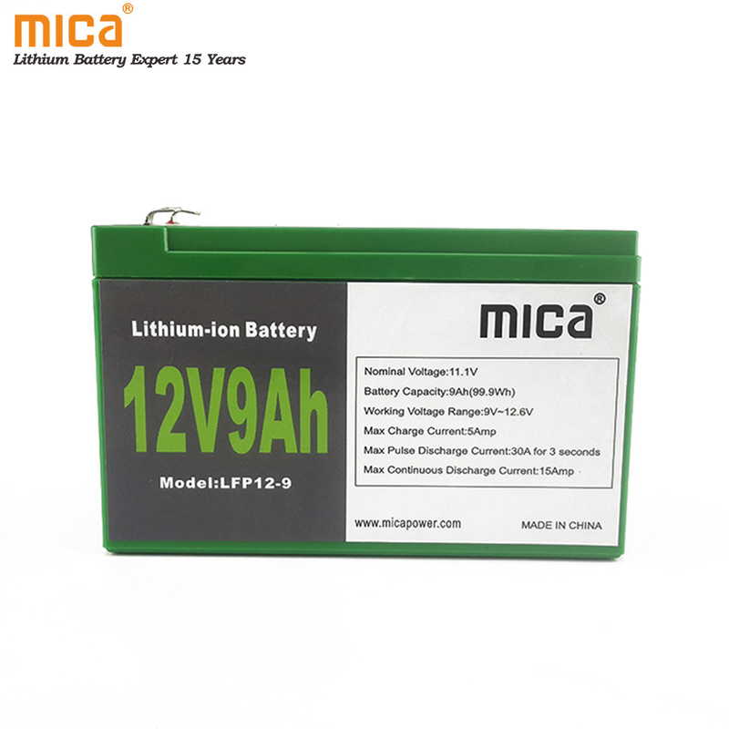 Manufacturer Supply 12V12ah/9ah/6ah Lithium Ion Battery 12.8V Lithium Phosphate Batteries LiFePO4 Battery Pack for UPS/CCTV RoHS UL1642 IEC62133 Un38.3 Approved
