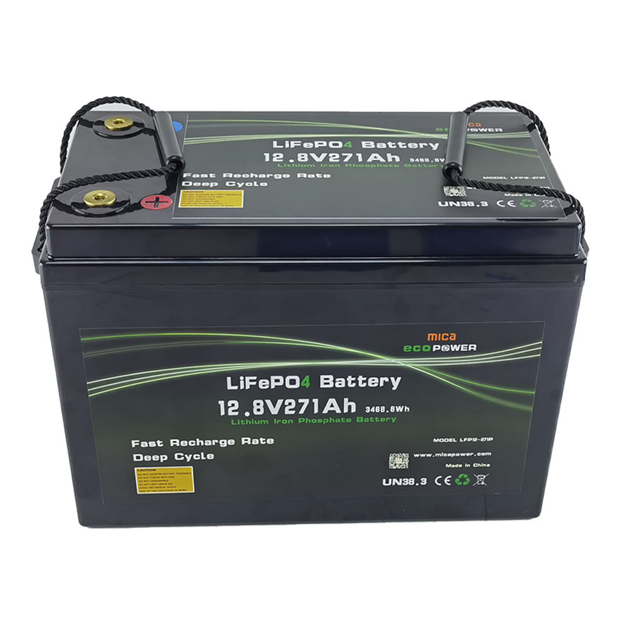Factory ISO9001 LiFePO4 Battery 200ah 271ahsolar Storage Lithium Iron Phosphate Battery for Solar Energy System PV RV Backup CE Un38.3 MSDS