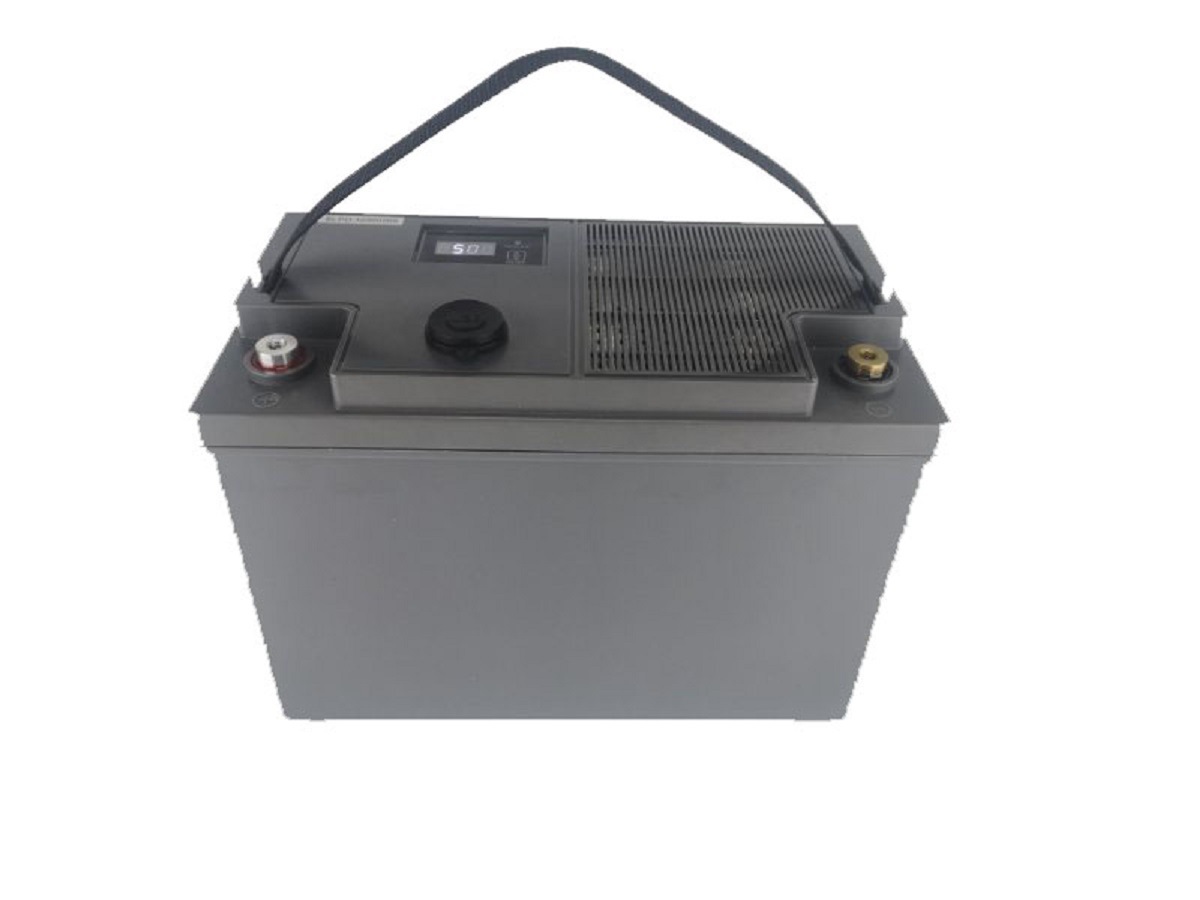 Deep Cycle 12V 100ah LiFePO4 Battery Lithium Ion Battery Bluetooth with LCD Dual USB Power Station with BMS for Camper Caravan Boat