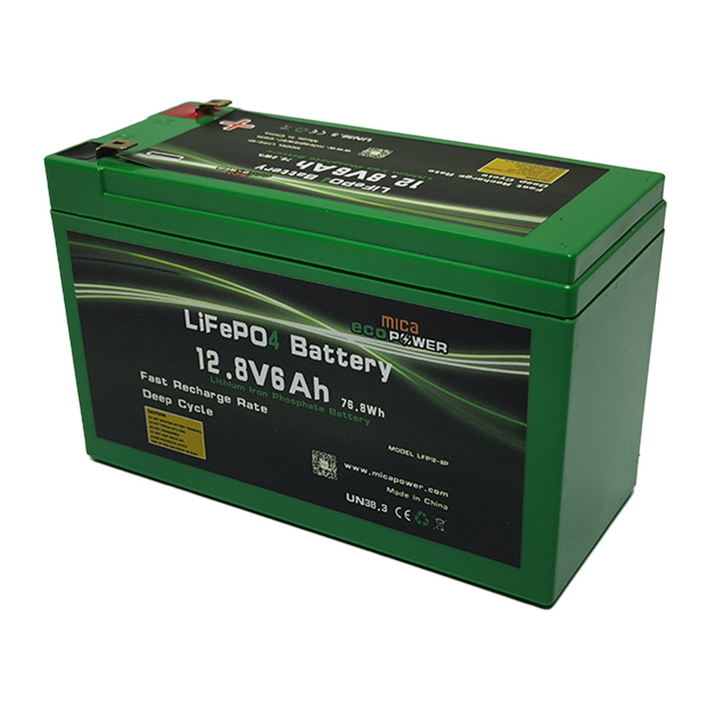 Factory Supply Rechargeable 12V 6ah LiFePO4 Battery with BMS for Solar Street Light Energy Storage PV System with CE Un38.3 MSDS