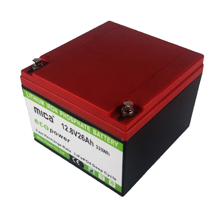 Manufacturer 12V 26ah Lithium Battery Pack LiFePO4 with BMS for Solar Energy System Solar Street Light Backup PV System Deep Cycle with BMS