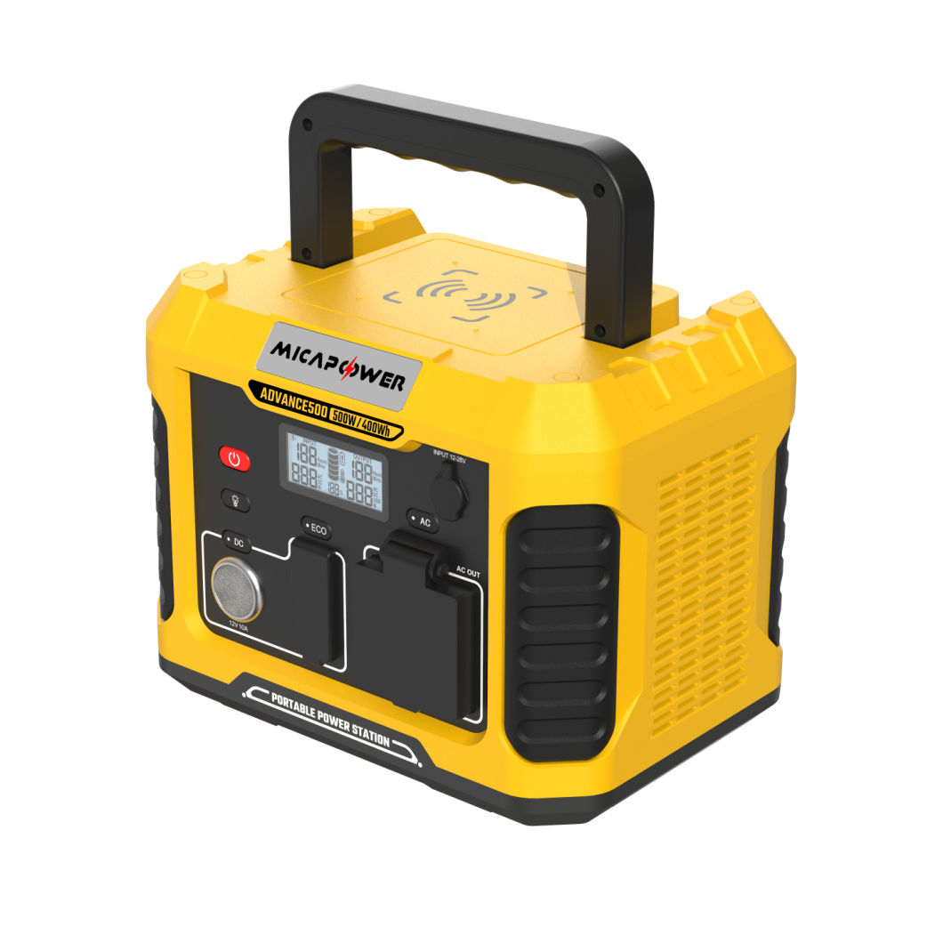 Portable Power Generator 300W 500W 1000W Solar Rechargeable Power Station for Outdoor Emergency Power Supply