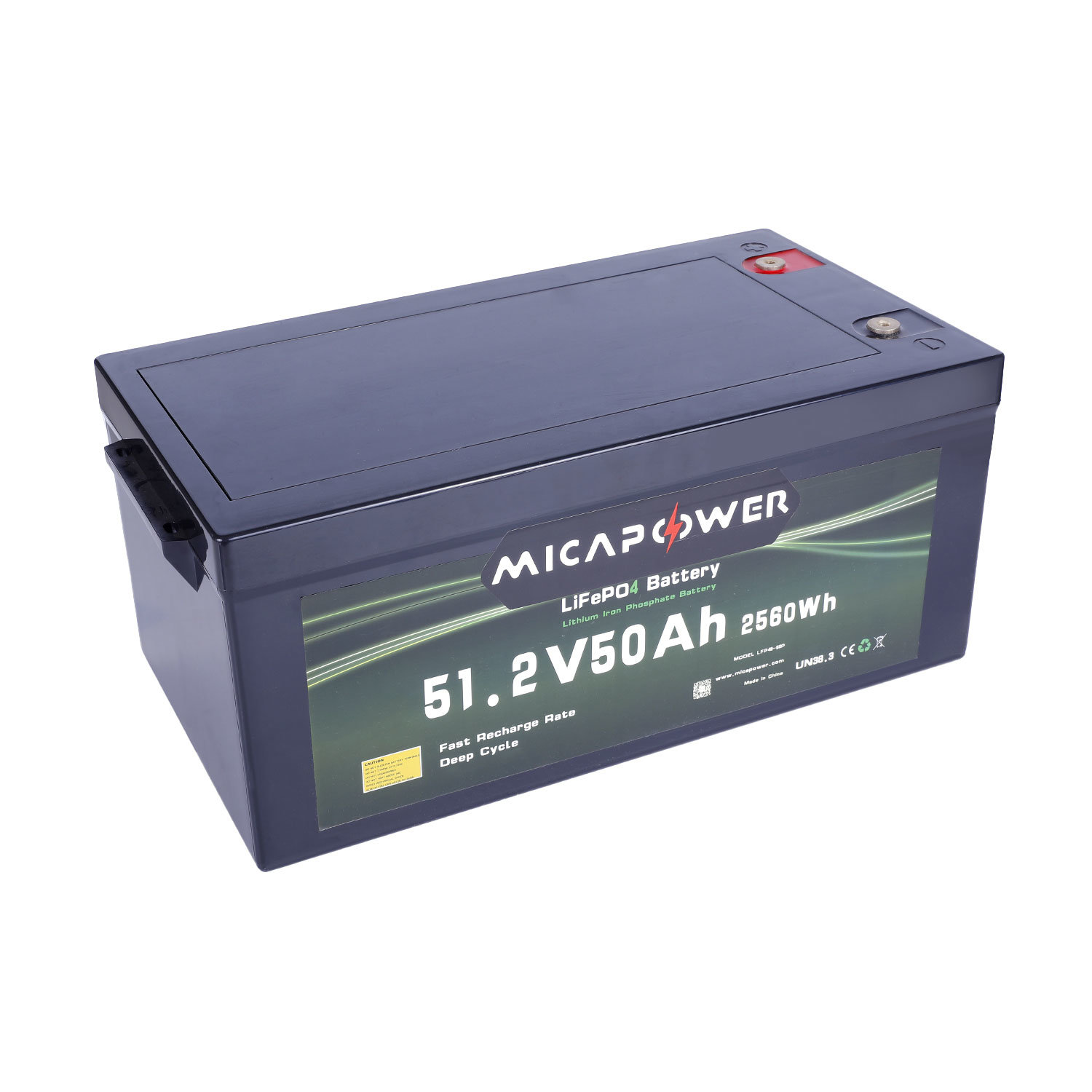 Waterproof LiFePO4 Battery 48V 50ah 2-Seats Golf Cart Lithium Battery Pack 51.2V 50ah Lithium Golf Kart Battery