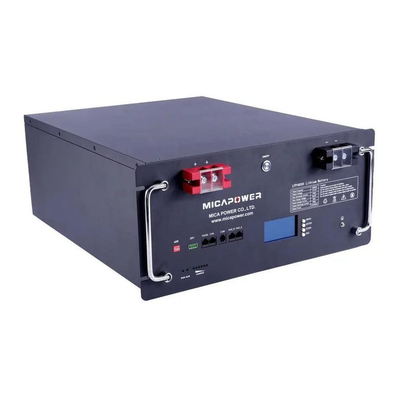 Mica Factory Customized 48V 200ah LiFePO4 Lithium Ion Battery Back Rechargeable Solar Storage System 51.2V 200ah