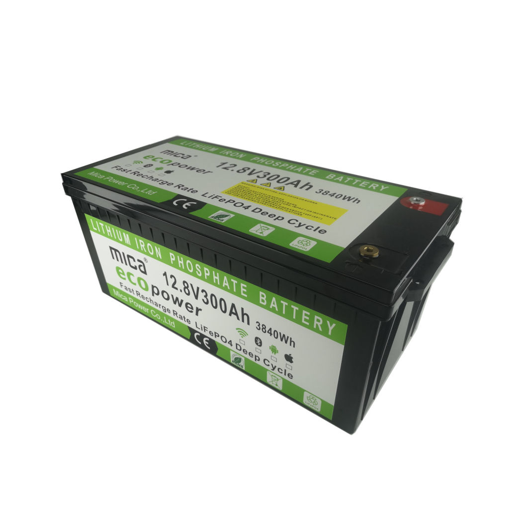 Factory OEM Bateria De Carro 12.8V 300ah 3840wh with CE/Un38.3/IEC62133/MSDS Lithium Phosphate Iron Battery for Truck Boat Car Bus Solar