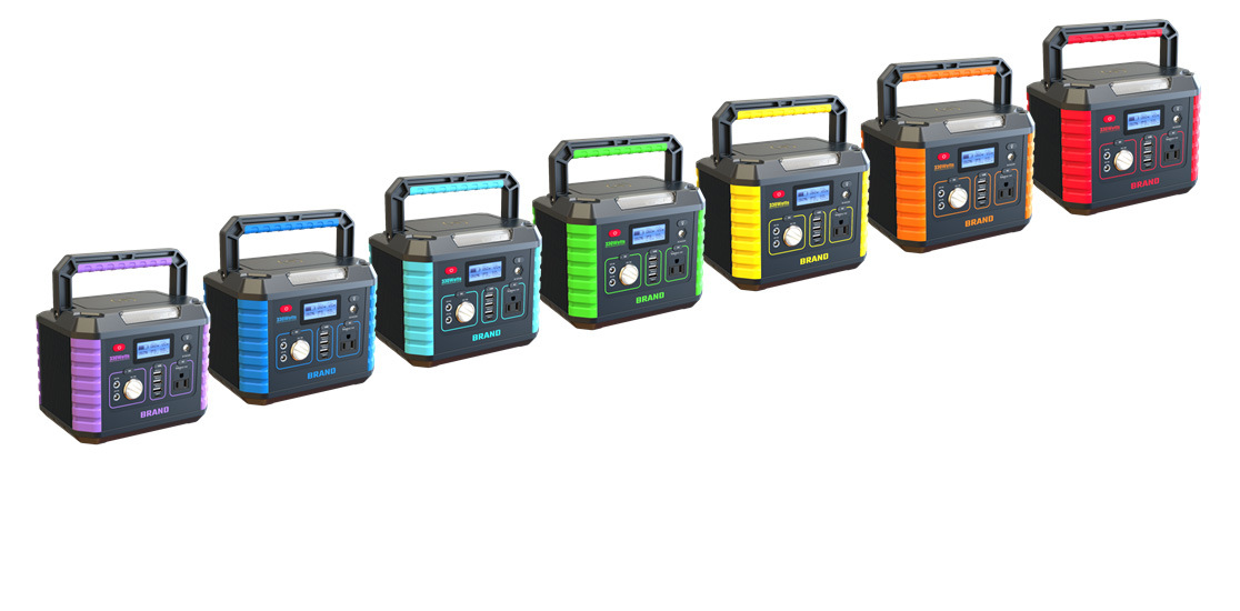 Customized As500 Portable Power Station 500W LiFePO4 Emergency Mobile Rechargeable Battery Power Station DC AC 220V USB Portable Charger with Solar Panel