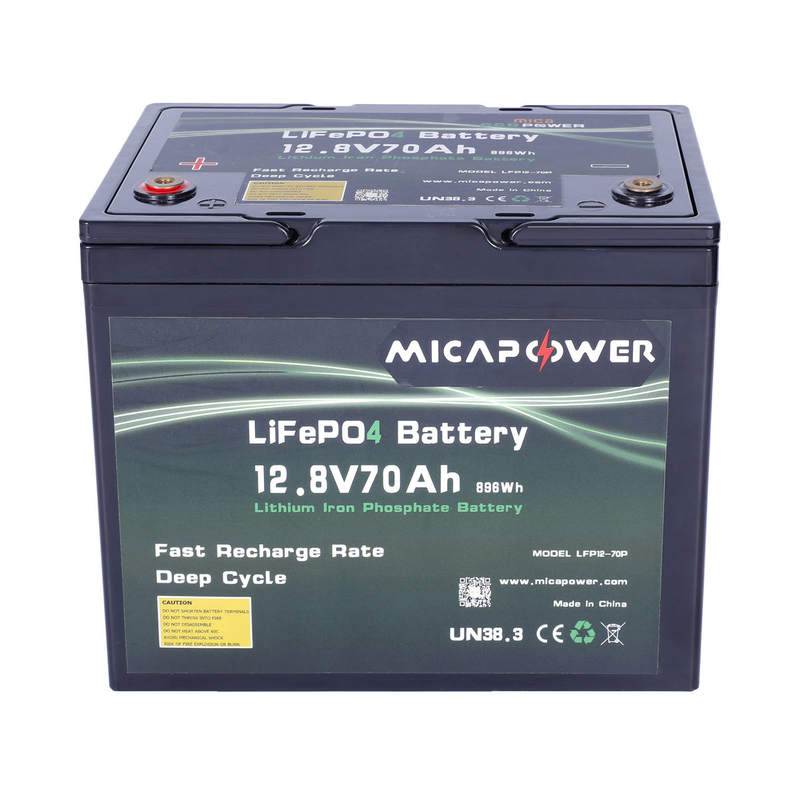 LFP12-70p Mica LiFePO4 Battery Storage Lithium Battery Rechargeabl 12V 70ah LiFePO4 Battery