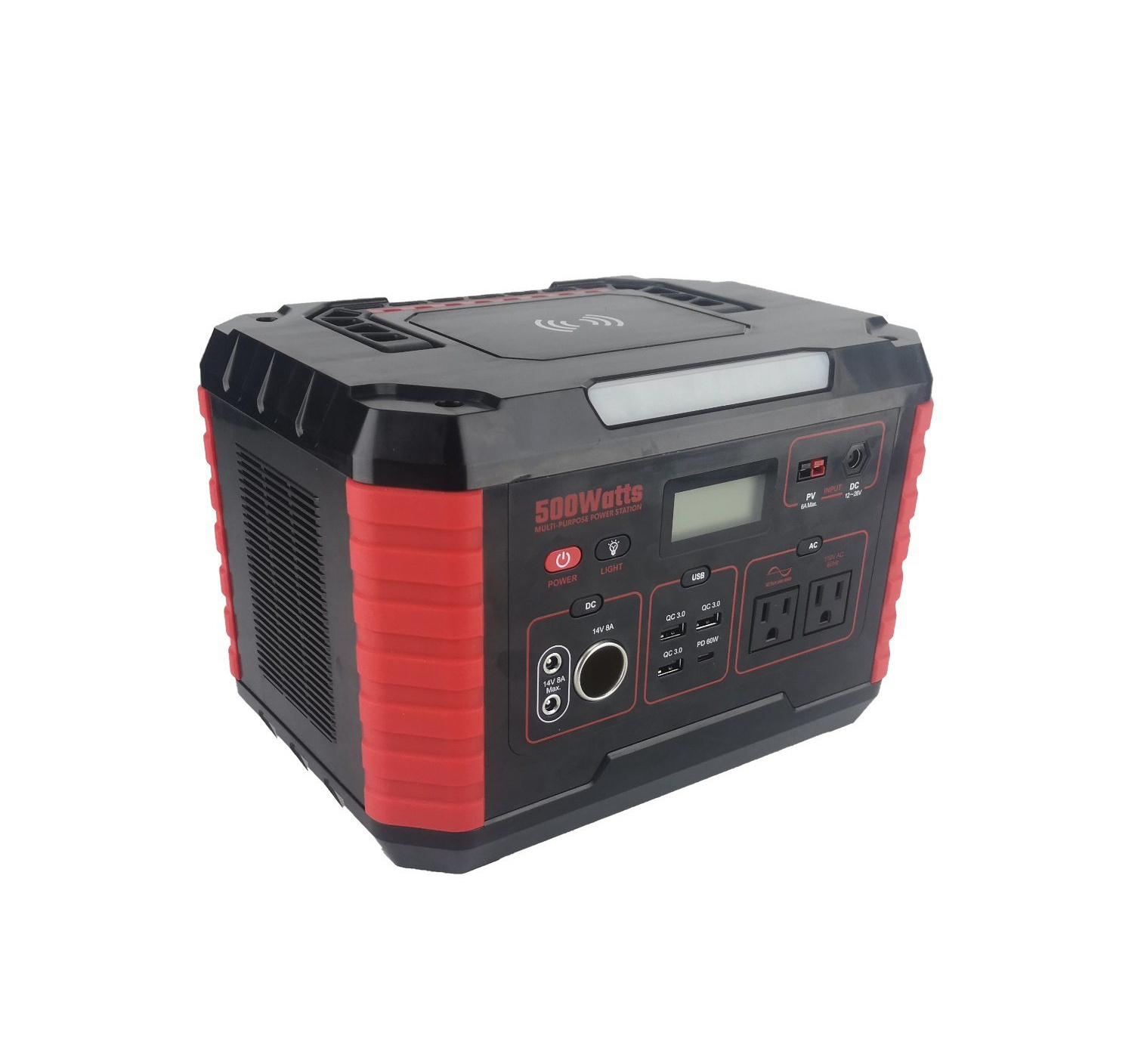 Mica Portable Power Station 330W 500W 600W 1000W Li-ion Battery with AC DC USB Wireless Charging Solar Outdoor Power Station for Camping Home and Outdoor Life
